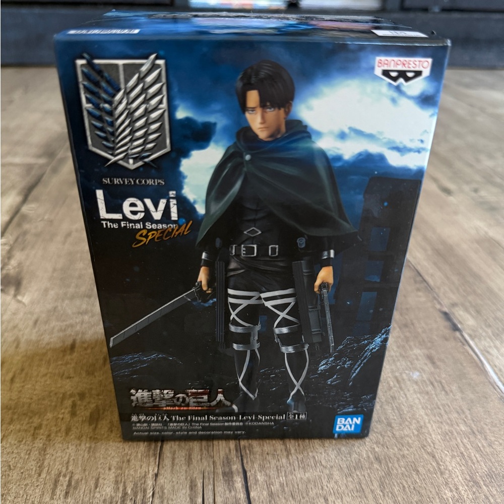 Bandai Attack on Titan The Final Season Levi Ackerman Special Version Toy Figure